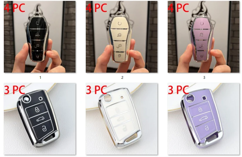 Mixed car key case 21 pcs