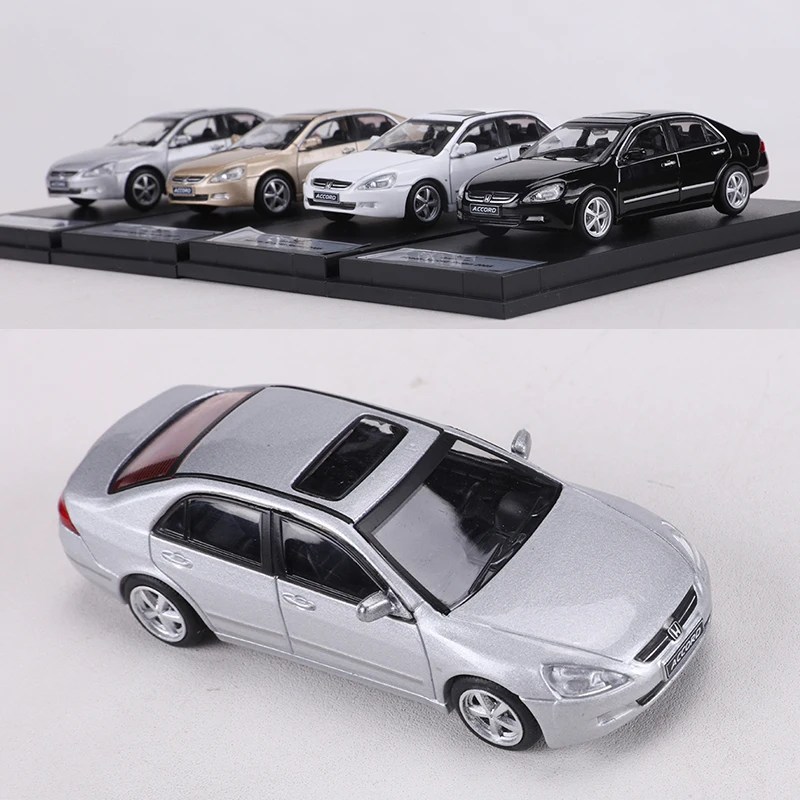 DCT 1/64 Honda 7th Generation Accord Car Alloy Motor Vehicle Diecast Metal Model Kids Xmas Gift Toys for Boys