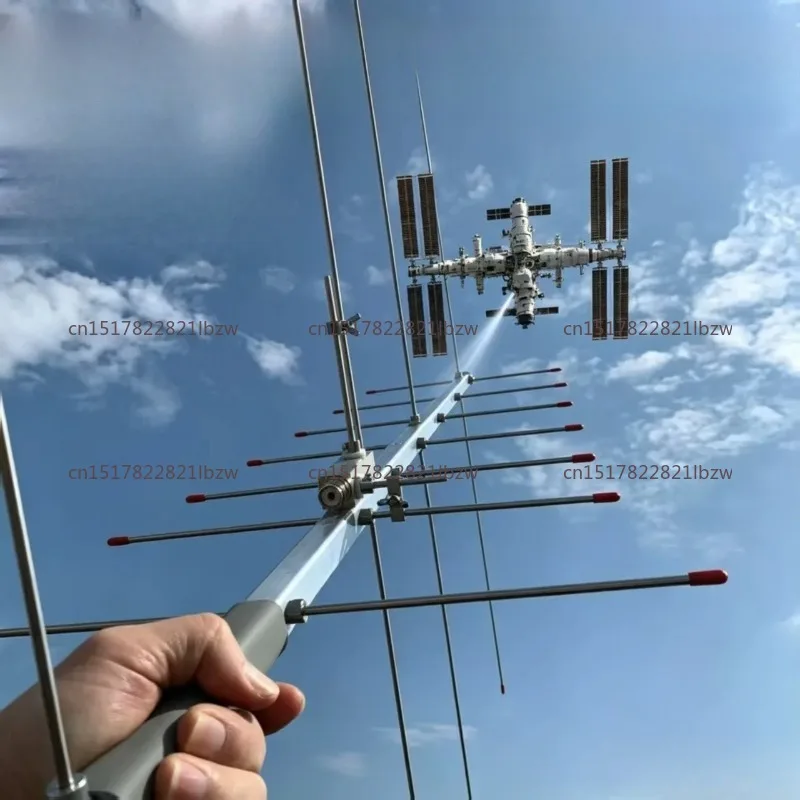 Handheld Foldable Dual-Band  Antenna – Portable for Satellite & ISS, SSTV Reception, UHF 430-440 / VHF 143-148M