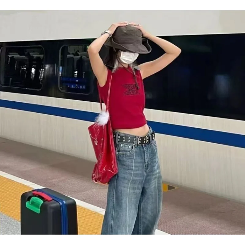 حزام كاجوال مجوف أوروبي وأمريكي للفتيات، حزام متعدد الاستخدامات مزين بفتحة زهور على شكل صف مزدوج للأزياء النسائية