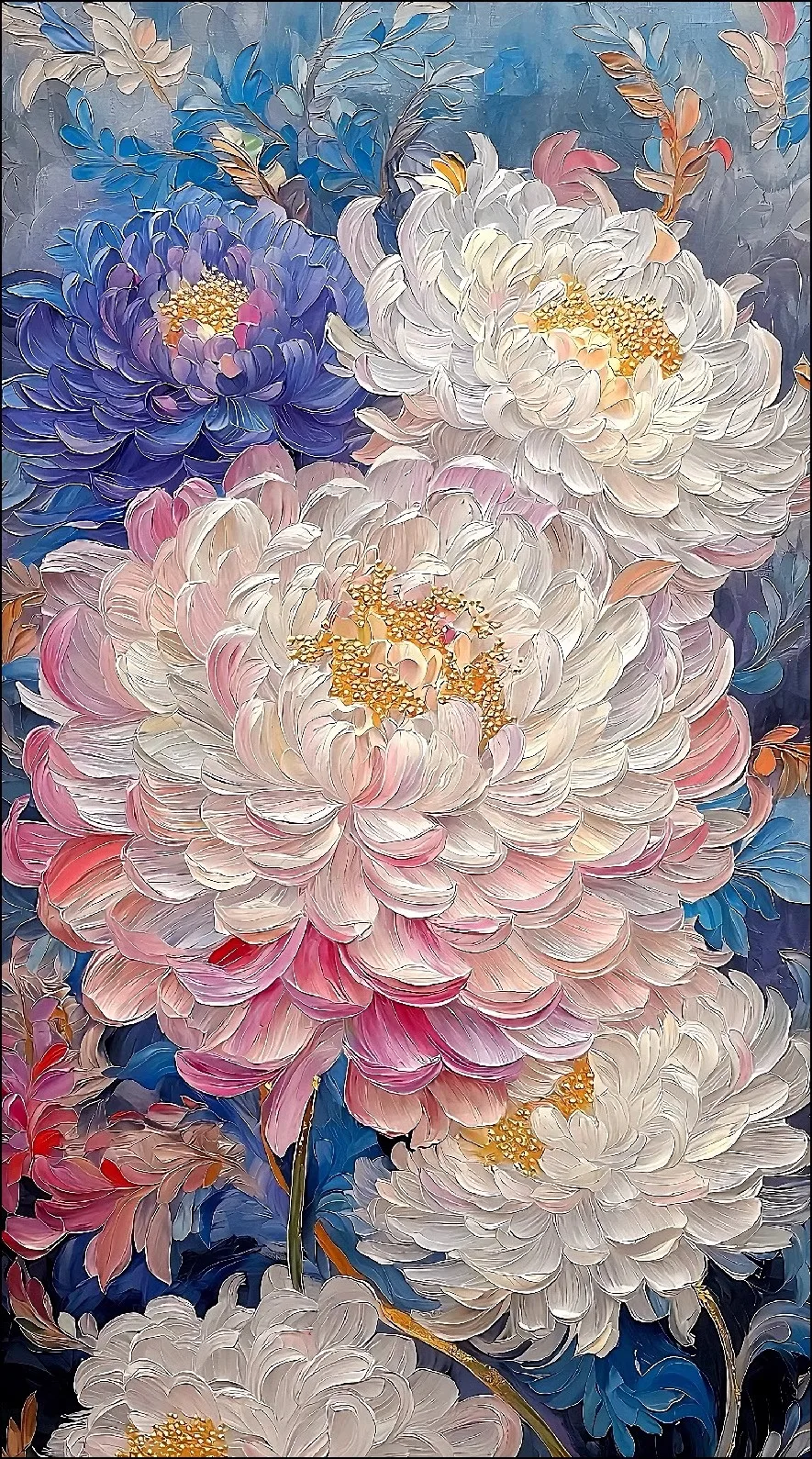 

9ct 60x100 см цветок пиона вышивка крестиком DIY печатные наборы набор для рукоделия домашний декор поделки с иглами новый