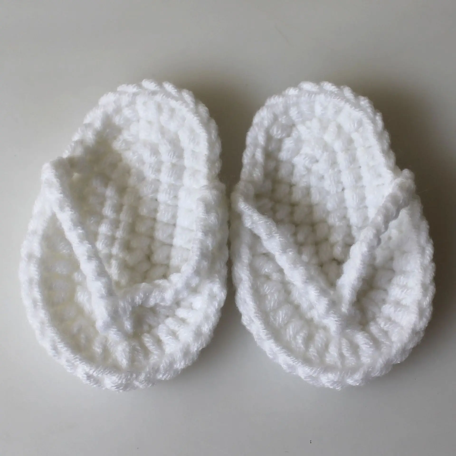 Trendy Mini Cute Knitting Slippers Newborn Photography Props  Handmade Crochet Photography Shoes Baby Souvenirs Accessories