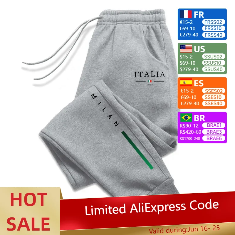 

Hot Sales Mens Sweatpants Daily Casual Pants High Quality Fitness Tracksuit Trousers Printing Street Sport Jogging Pants 2025