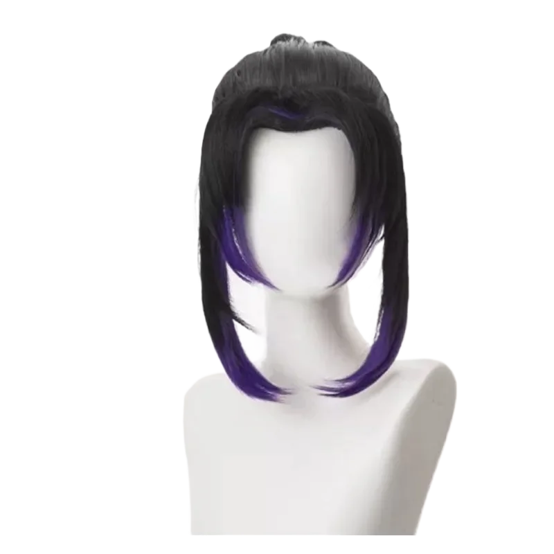 

Devil Killer Nezuko Shinobu косплей комбинированный парик длинные вьющиеся волосы + кимоно униформа комплект аксессуаров подходит для взрослых/детей