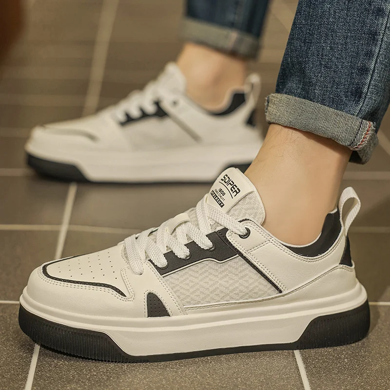 

Breathable casual sports shoes student soft-soled height-increasing white sneakers versatile anti-odor and anti-slip board shoes