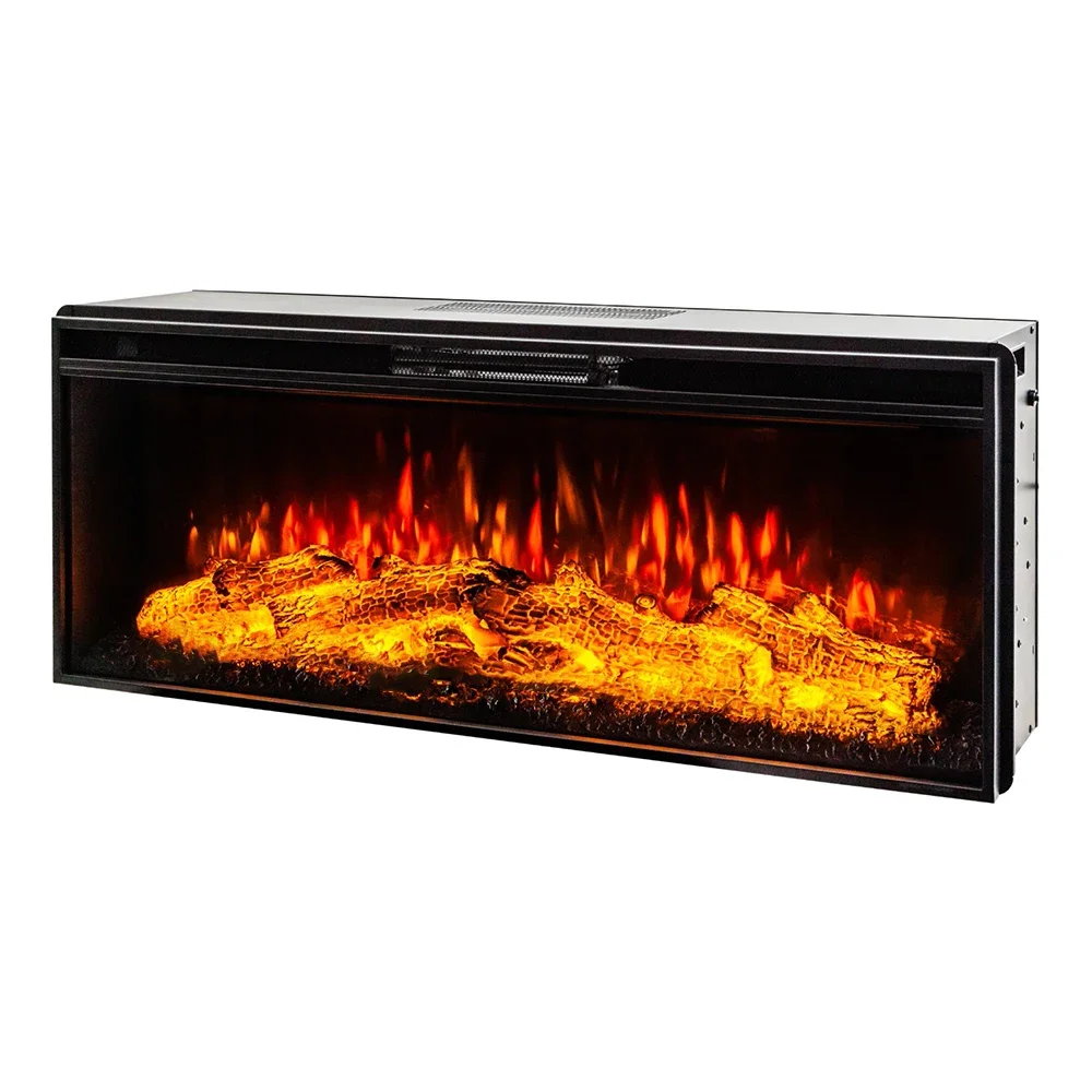 Factory Custom High Quality Wall Mounted Decorative Indoor Electric Fireplaces with Heat for Sale