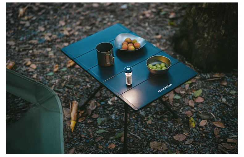 Naturehike Leichter Klapptisch aus Aluminiumlegierung, Outdoor-Picknicktisch, tragbarer BBQ-Grilltisch, Camping-Rucksackreisetische – Detail 12