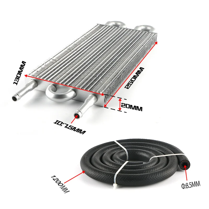 

General Accessories Automotive Air Conditioning Tube Belt Condenser Automotive Condenser Oil Cooler