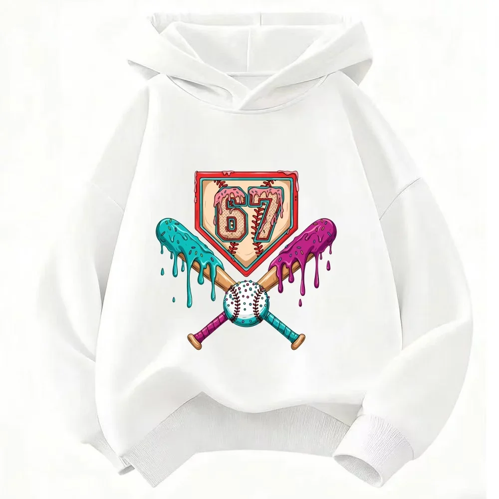 67 طفل الآيس كريم بالتنقيط ميمي مضحك ستة سبعة الجنرال ألفا العام هوديس 6-7 بنين بنات الشتاء هوديس