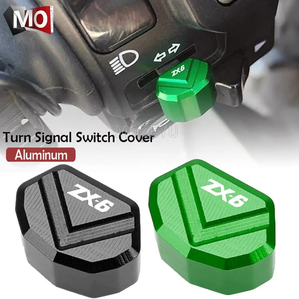 For kawasaki ZX6 ZX636 ZX6R ZX6RR ZX636R ZX9 ZX9R ZX7R ZX11 ZX14R ZX10R ZX12R Mototcycle Switch Button Turn Signal Switch Keycap