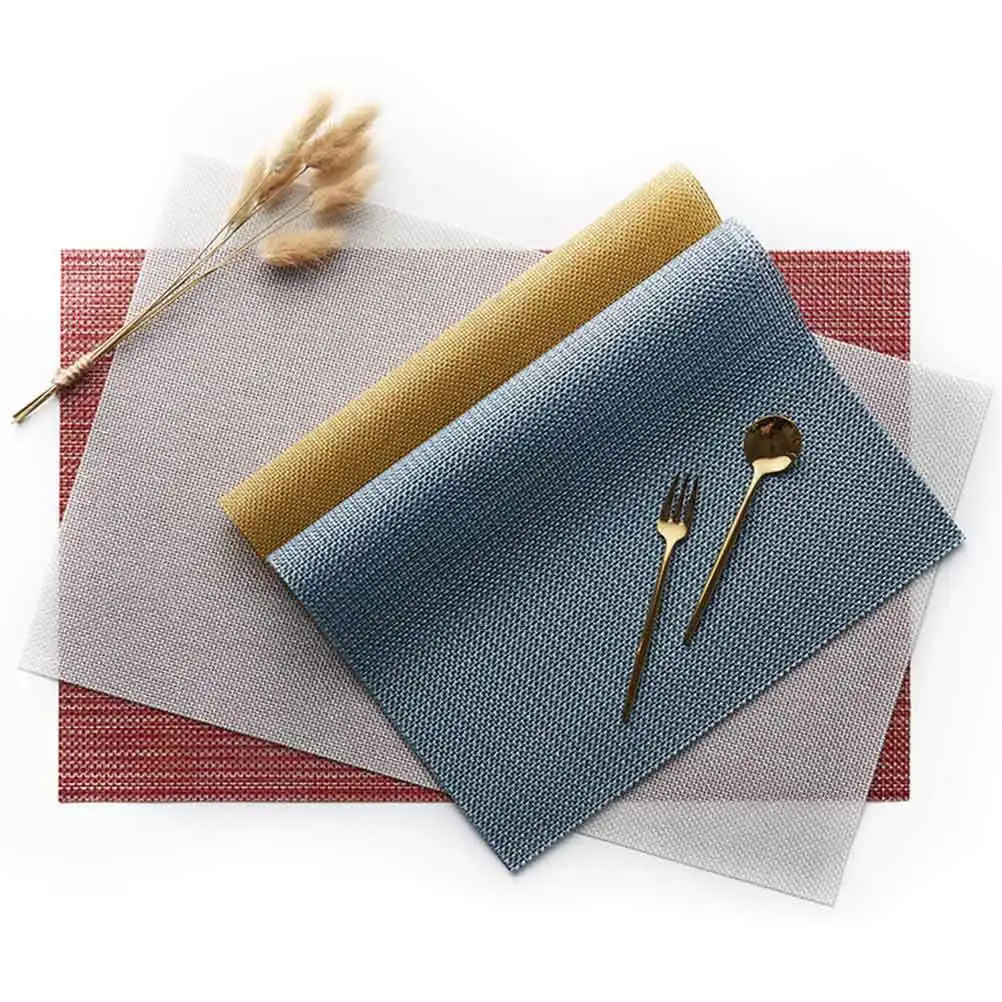 

4Pcs PVC Heat-Resistant Insulation Mat Heat Proof Pads for Bowl Dish Mat Home Restaurant Hotel Heat Proof Pads