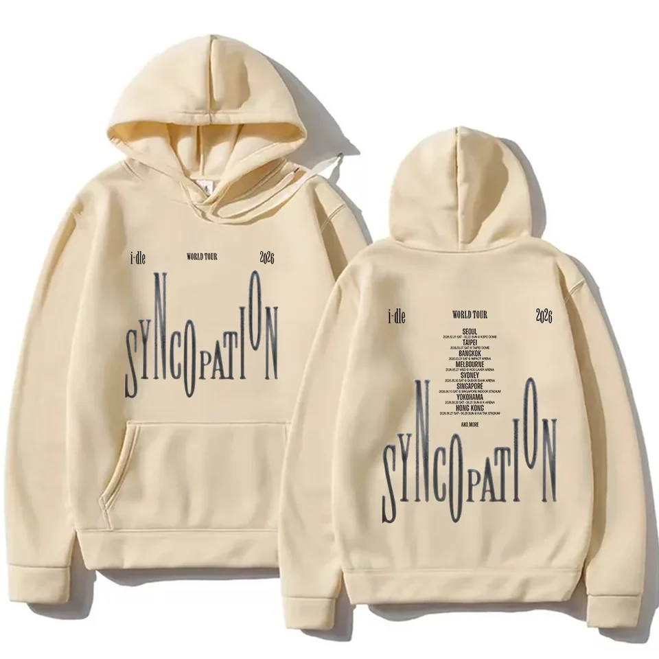 i-dle Syncopation ソウルコン パーカー I-DLE Syncopation World Tour 2026 Hoodies GIDLE Kpop Cotton Korean