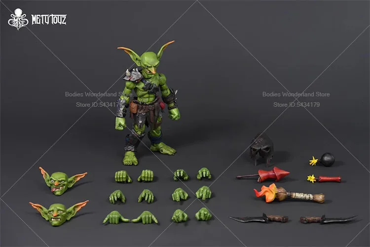 Originele Mety toyz 1/12 Schaal Soldaat Goblin Orc Goblin Exploratie Team Warrior 13CM Action Figure Pop Collectie