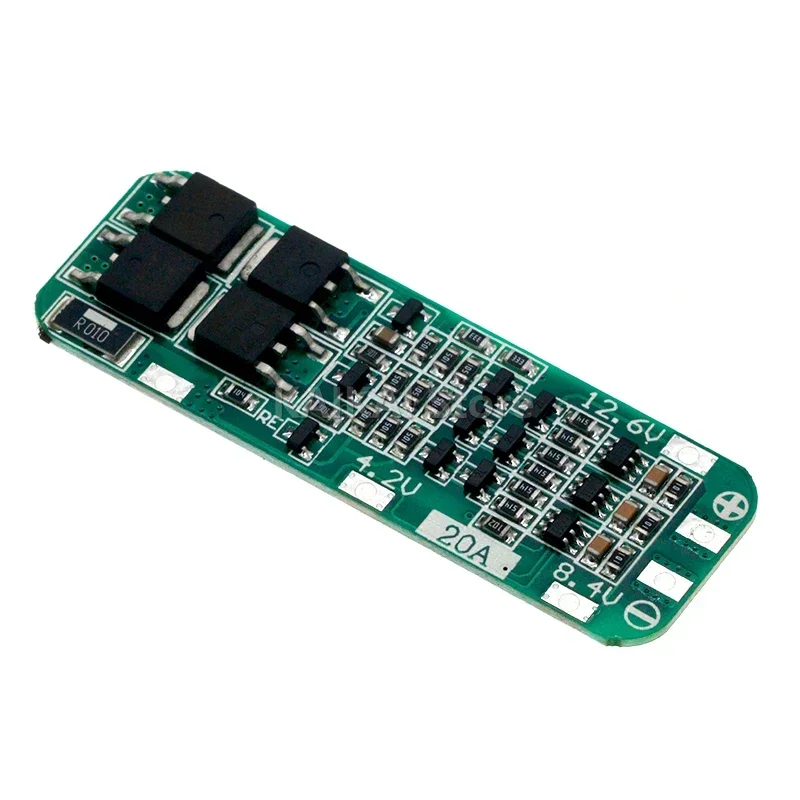 3S 20A litowo-jonowy akumulator litowy 18650 ładowarka PCB tablica ochronna BMS dla silnik do wiertarki 12.6V moduł komórki Lipo 64x20x3.4mm