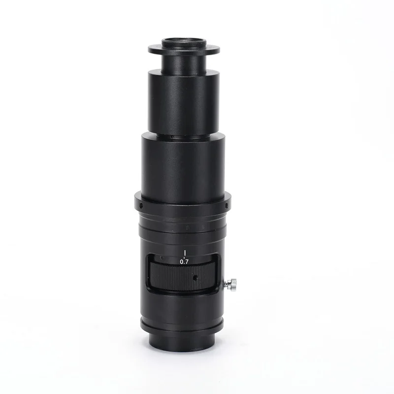 180X Parfocal Lens 0.7X-5X Continuously Variable Zoom Lens 210mm Working Distance High DOF Monocular Lens for Soldering