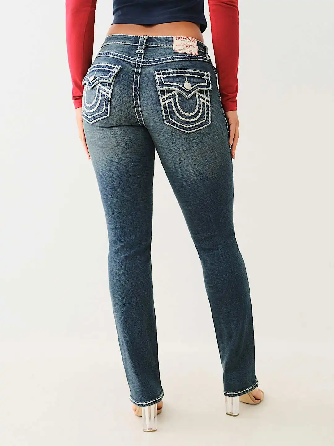 

Vintage Buddha Embroidered Jeans High Waist Straight Wide Leg Jeans Casual High Street Harajuku Y2k Denim Pants Women Clothing