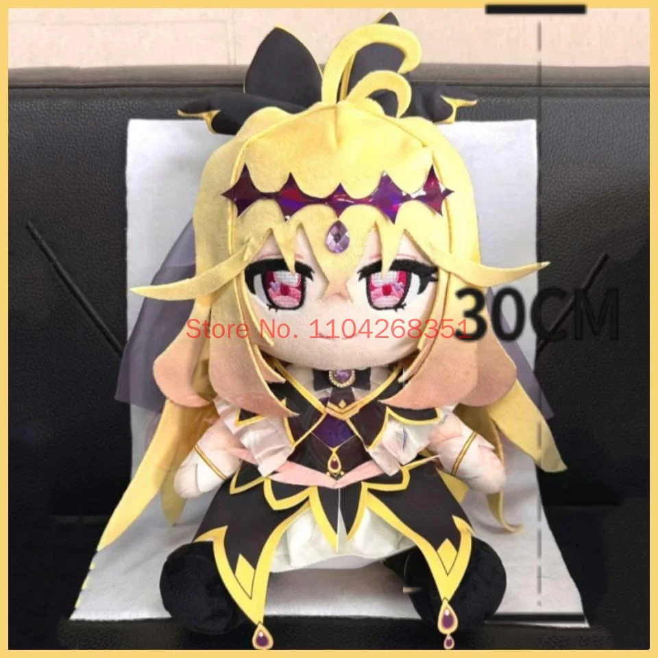 cosplay-moria-luluka-halloween-game-30cm-sitting-cotton-doll-star-detective-precure-anime-model-plush-stuffed-doll-toy-gift