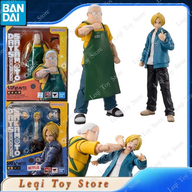 

Bandai оригинальные SHFiguarts SHF Taro SAKAMOTO DAYS Asakura Shin Action аниме фигурки игрушки детский подарок модель украшения