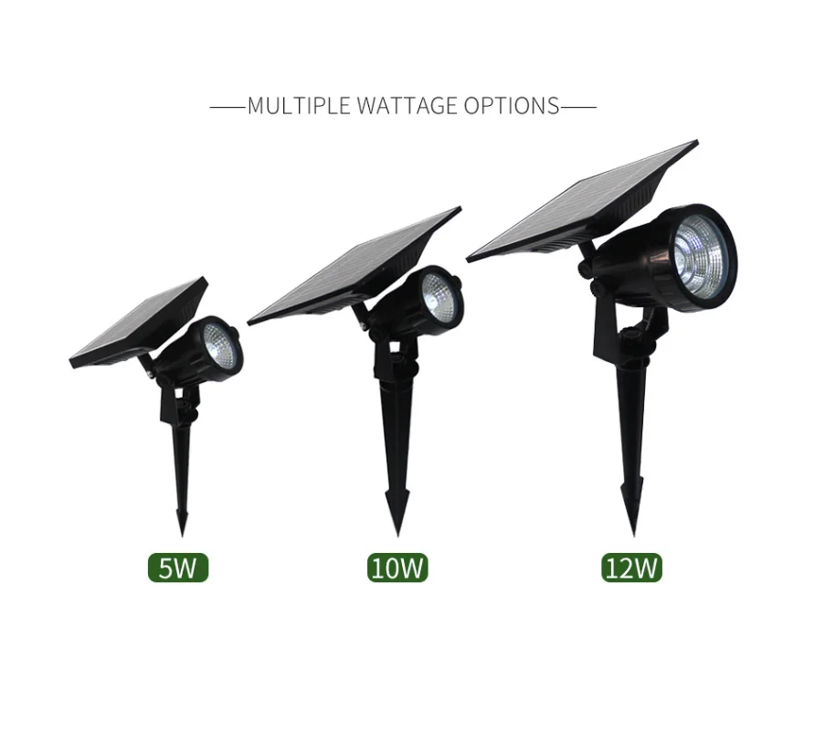 Imagem -04 - Lâmpada Solar Cob sem Fiação Landscape Park Spotlights Jardim Lawn Light Ip65 Spotlights