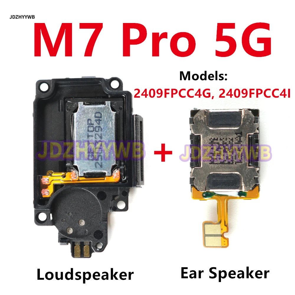 

Loud Speaker Earpiece Earphone For Xiaomi Poco M7 Pro 5G M7Pro Top Ear Speaker Sound Bottom Loudspeaker Buzzer Ring