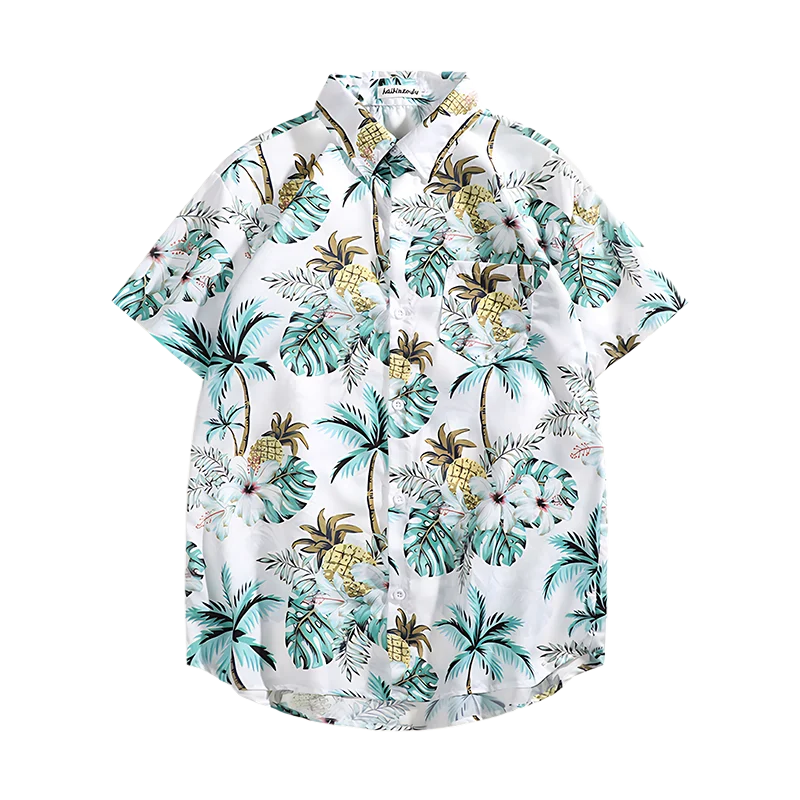Hawaiiaanse stijl shirtset voo - Summer Clothes Fashion recensie en prijs