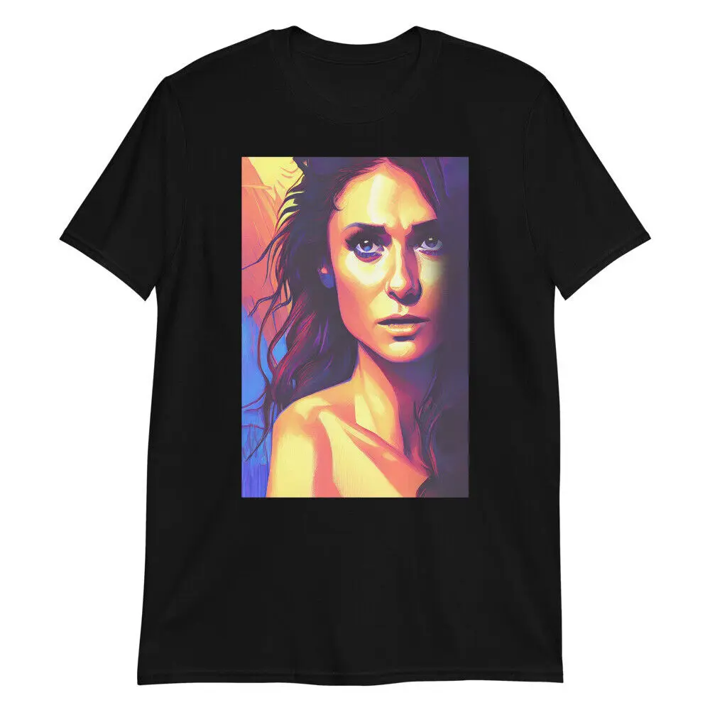 Nina Dobrev Short-Sleeve Unisex T-Shirt Hot Fan Art Degrassi The Vampire Diaries