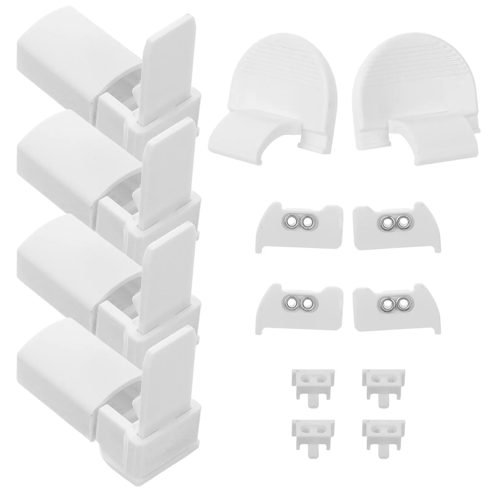 Pleated Blind Replacement Stems Tabs – 1 Set Plastic Repair Parts for Easy Installation & Fixing Pleated Blinds