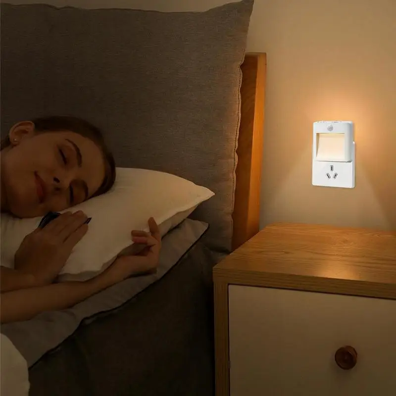 

Автоматический ночник с регулируемой яркостью, ночник, подключи к стене, принадлежности для домашнего освещения, сенсорная лампа от заката до рассвета для прихожей