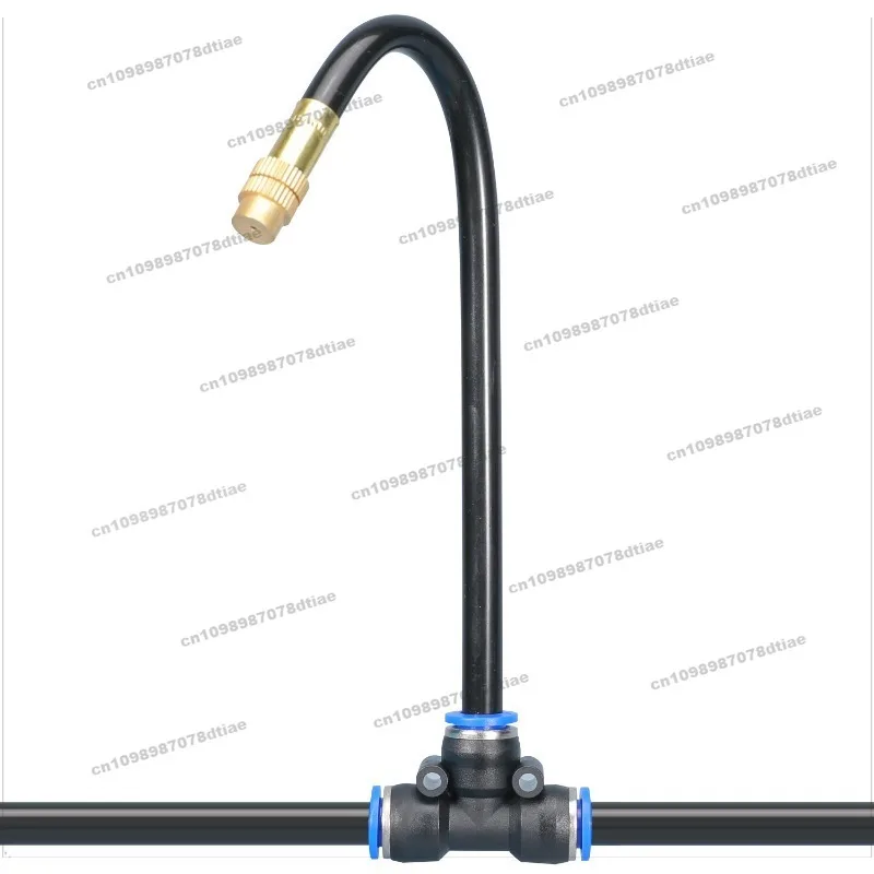 Universal Nozzle Integrated Automatic Flower Watering Device Adjustable Spray Sprinkler Atomized Irrigation Cooling Quick Plug