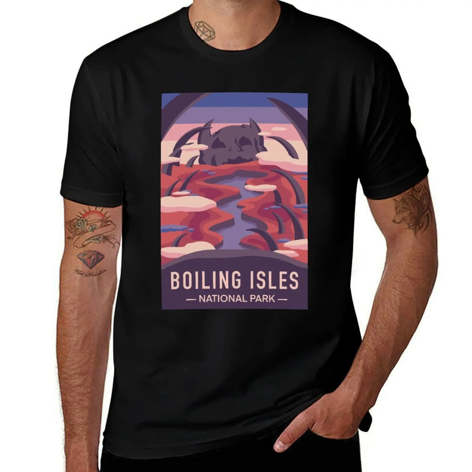 

Boiling Isles National Park T-Shirt t shirts with prints funny t shirts man