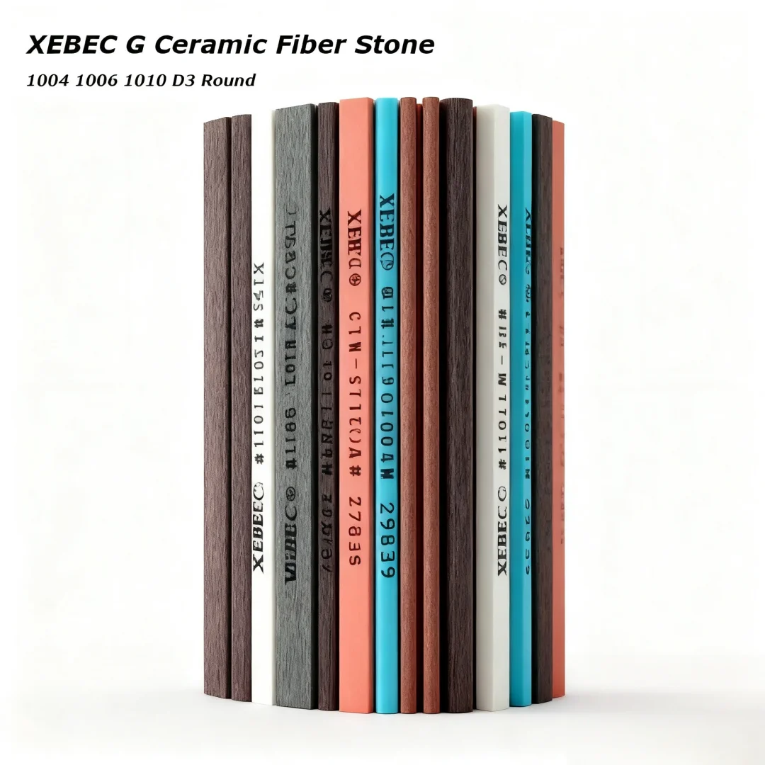 

1pcs Japan Xebec 1004 1006 1010 D3 Round Ceramic Fiber Stone For Mold Die Metal Fine Polishing Abrasive Stick Grits180~1200