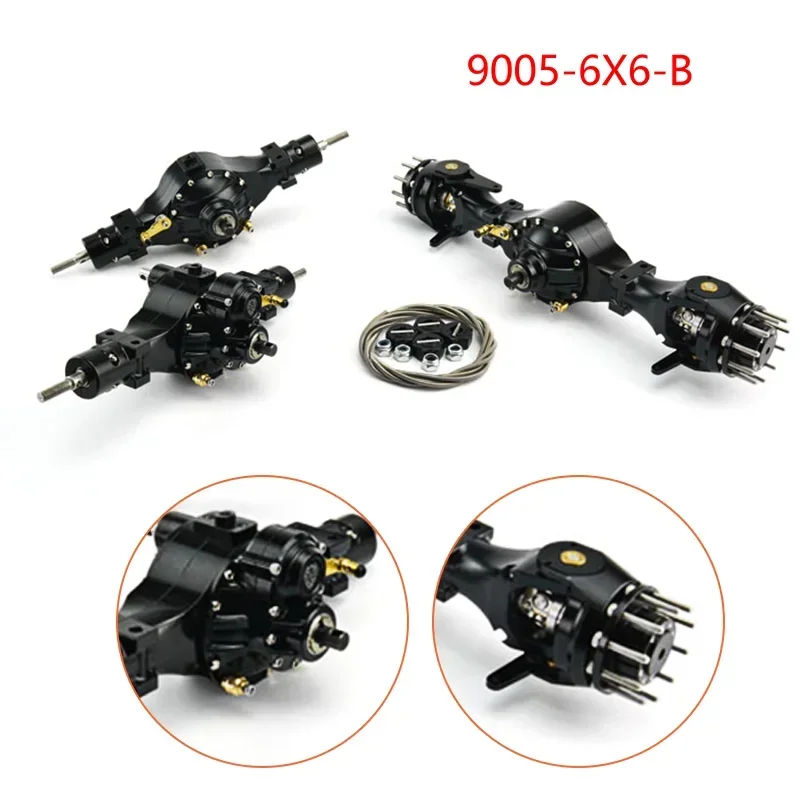 Lesu Metal Axle Differential Lock Q900 1/14 4X4 6X6 8X8 Rc Tractor Trucks Tamiyaya Model Car Parts Toys For Boys