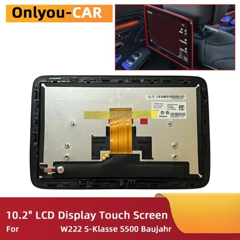 10.2inch LCD Display Screen for W222 S400 S450 S500 LA102WH2-SL01 LA102WH2(SL)(01) Headrest Monitor Rear Display D7YA