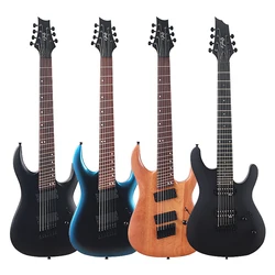 7 String Electric Guitar 648 Scale Multi-scale Length Fan Fret Round Fret Matte Finish 686mm