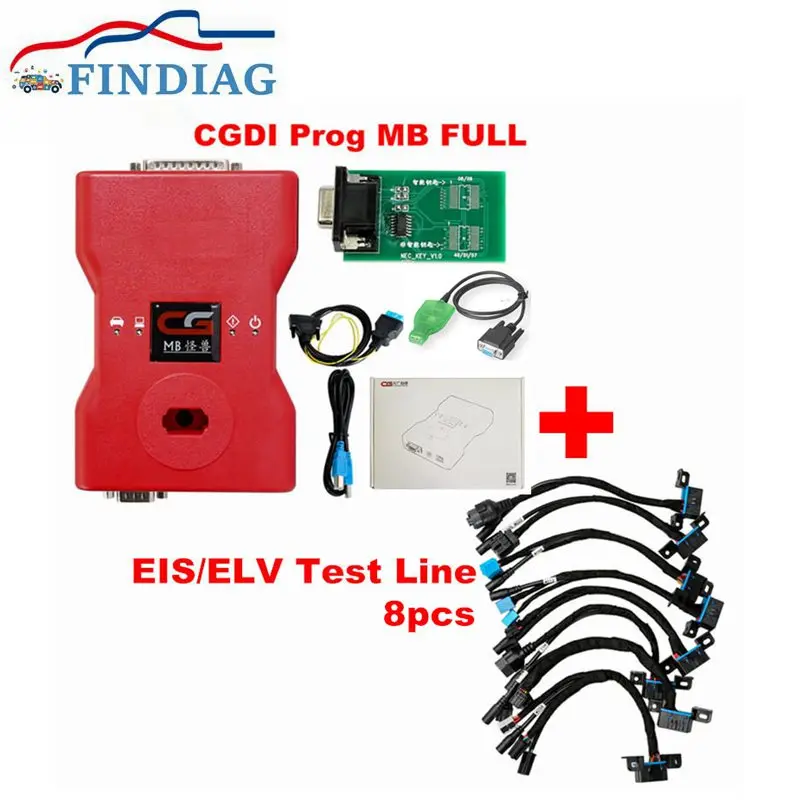 

Original CG MB CGDI Prog For Benz Key Programmer Support All Key Lost with Full Adapters ELV Repair Adapter EIS ELV MB Simulator