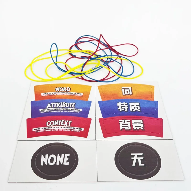 Cose in Rings Gioco da tavolo interattivo 2-6 giocatori Divertimento per notti di gioco Eventi aziendali Versioni cinesi inglesi di giochi da tavolo