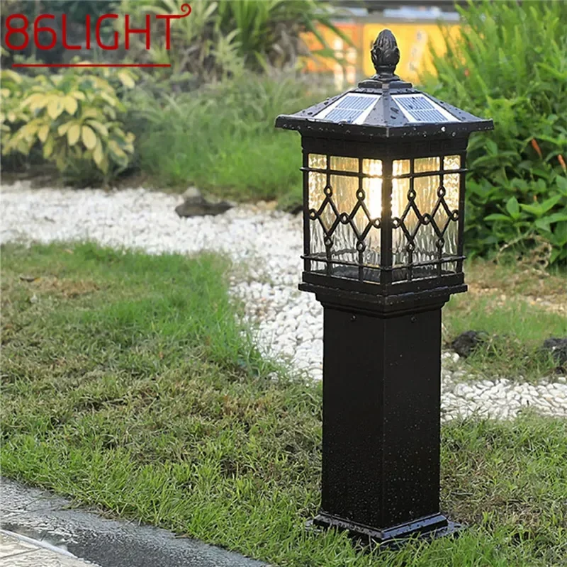 

86LIGHT Contemporary Outdoor Solar Lawn Lamp LED Waterproof Villa Garden Courtyard District Residential Quarters Lawn Lamp