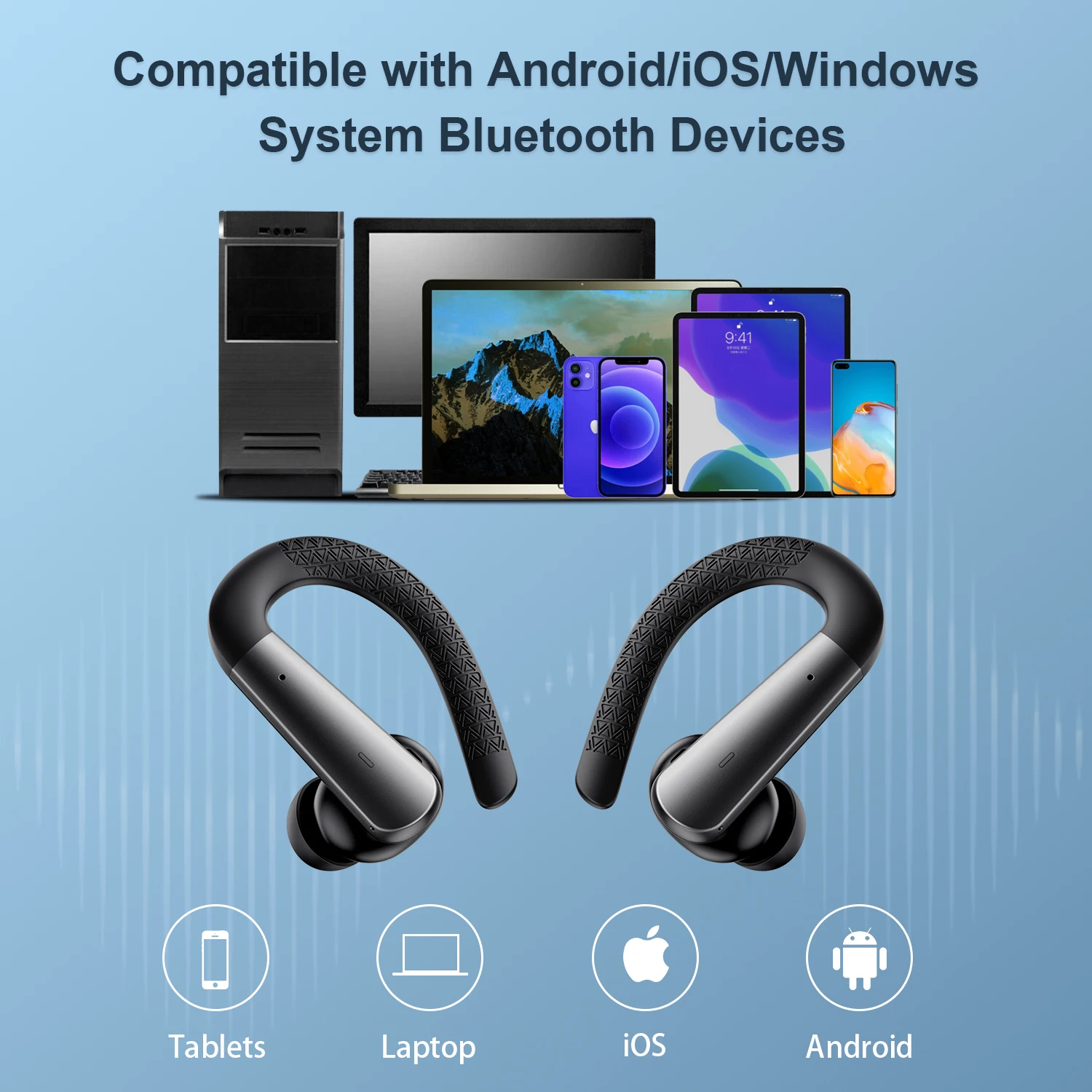 جديد Bee X13 سماعات لاسلكية TWS سماعات أذن رياضية سماعة رأس بخاصية البلوتوث 40 ساعة مع ميكروفون IPX6 سماعة أذن مقاومة للماء مع شاشة LED