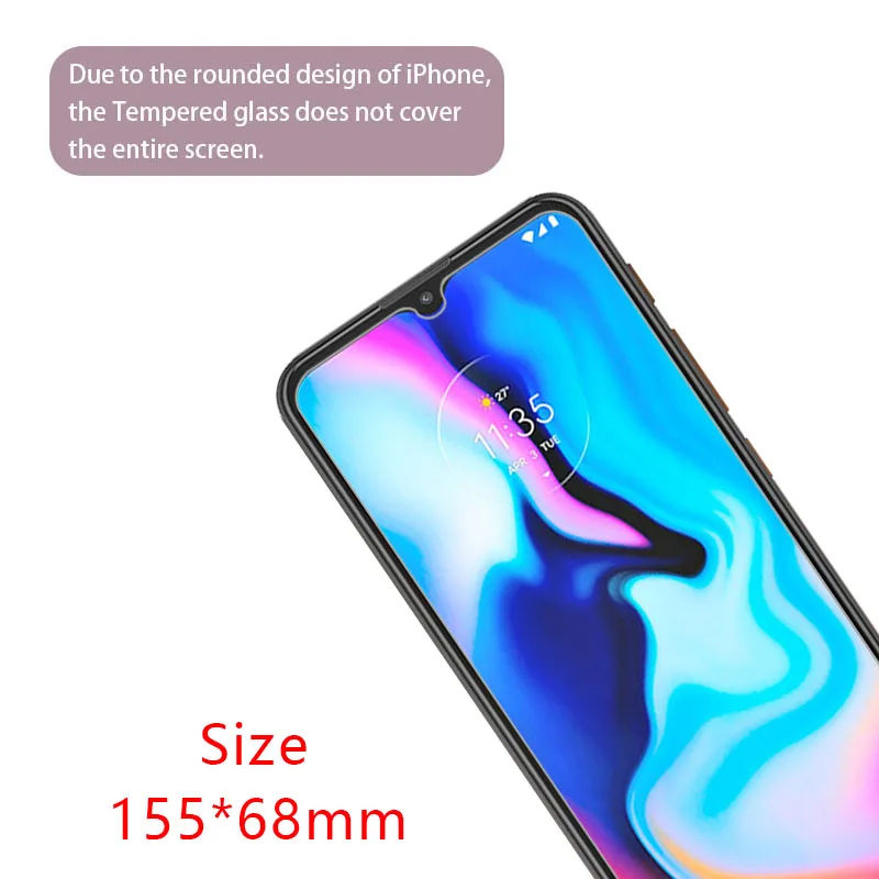 Vidrio templado protector para motorola moto e7 plus protector de pantalla en motoe7 e 7 7e e7plus película motorolae7 motorol mot mto