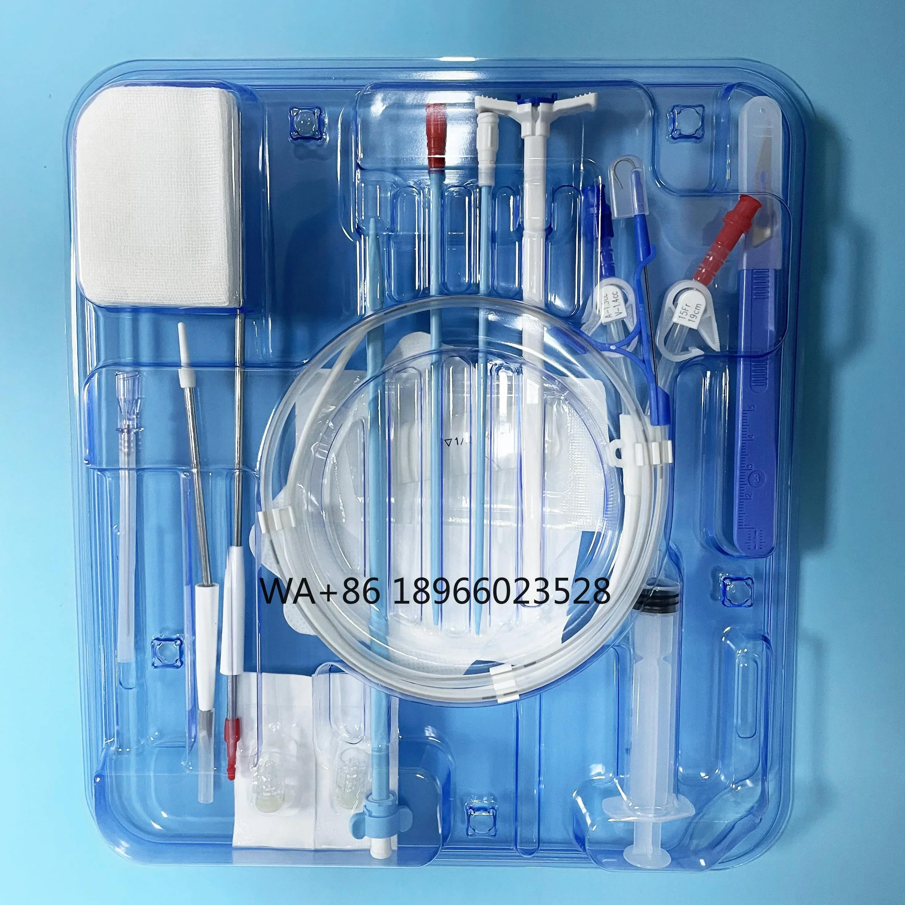 

Lumen Hemodialysis Catheter Medical Long Term Dialysis Catheter Kit Double