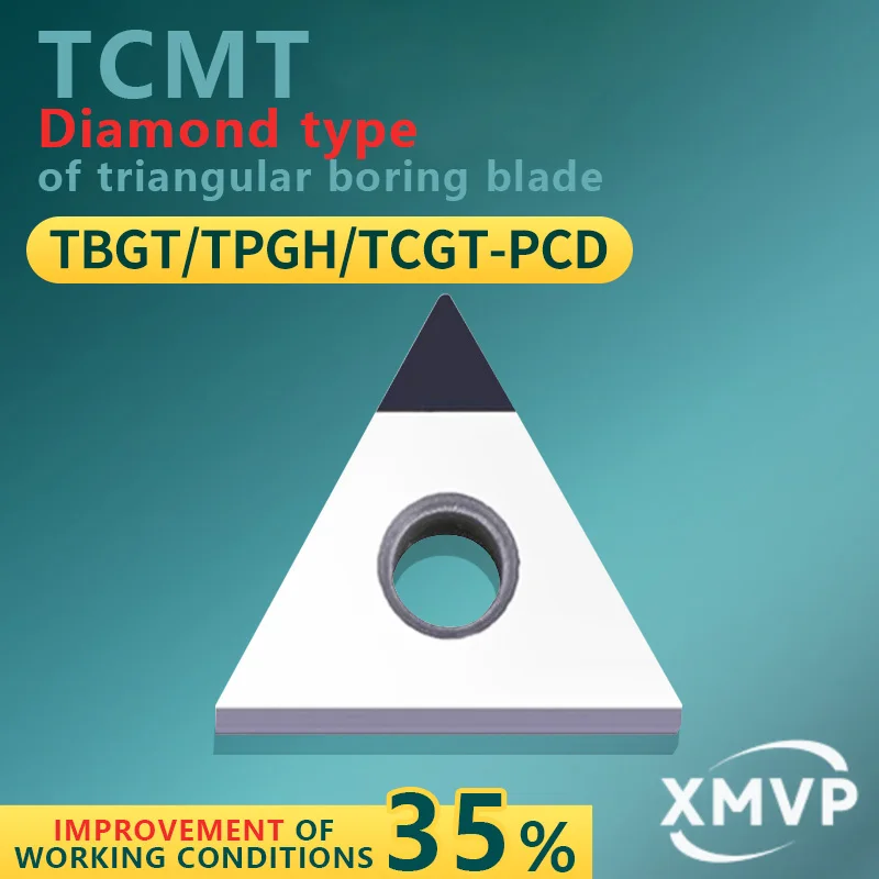 

Прецизионные расточные пластины с ЧПУ TBGTTPGHTCGT-PCD Алмазные треугольные расточные пластины