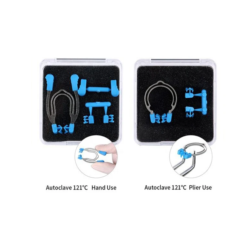 Dental Sectional Contoured Matrix Clip Hand Use Matrices Clamps Wedges Metal Ring Spring Clip Dentistry Tools Lab Instrument
