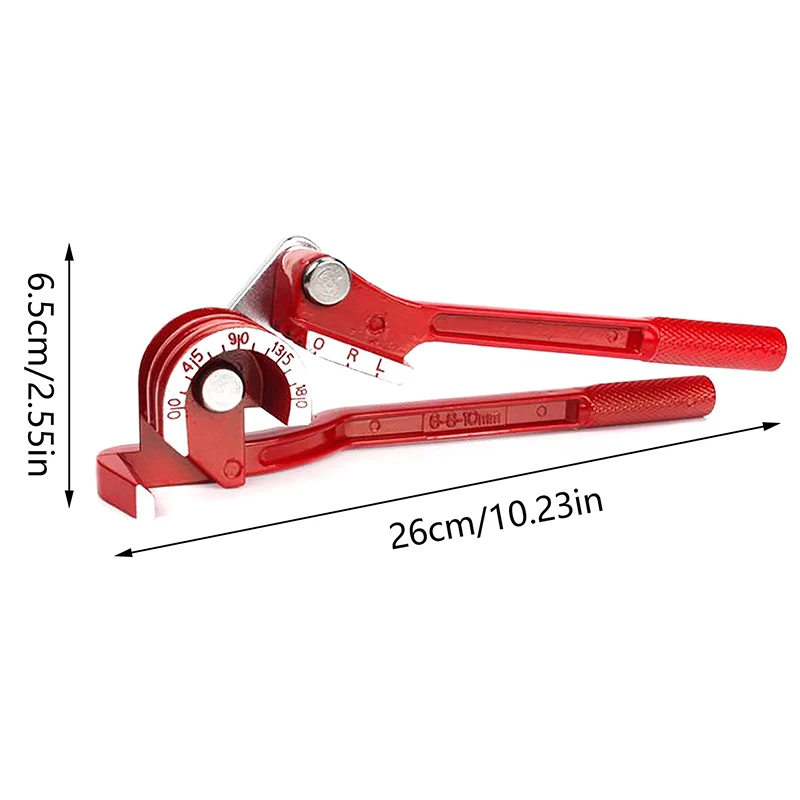 Dobladora de tubos 3 en 1, máquina dobladora de tubos de cobre de 90 grados, 180 grados, 6mm, 8mm, 10mm, herramientas manuales