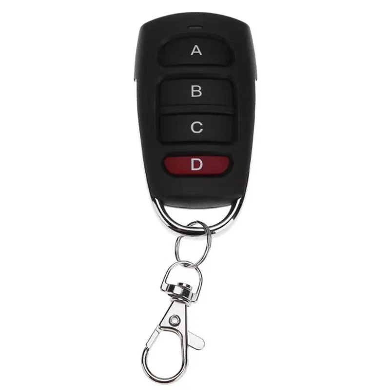 AA60-controle remoto da porta da garagem 433mhz 4ch duplicador chave do carro abridor remoto para portão da porta da garagem