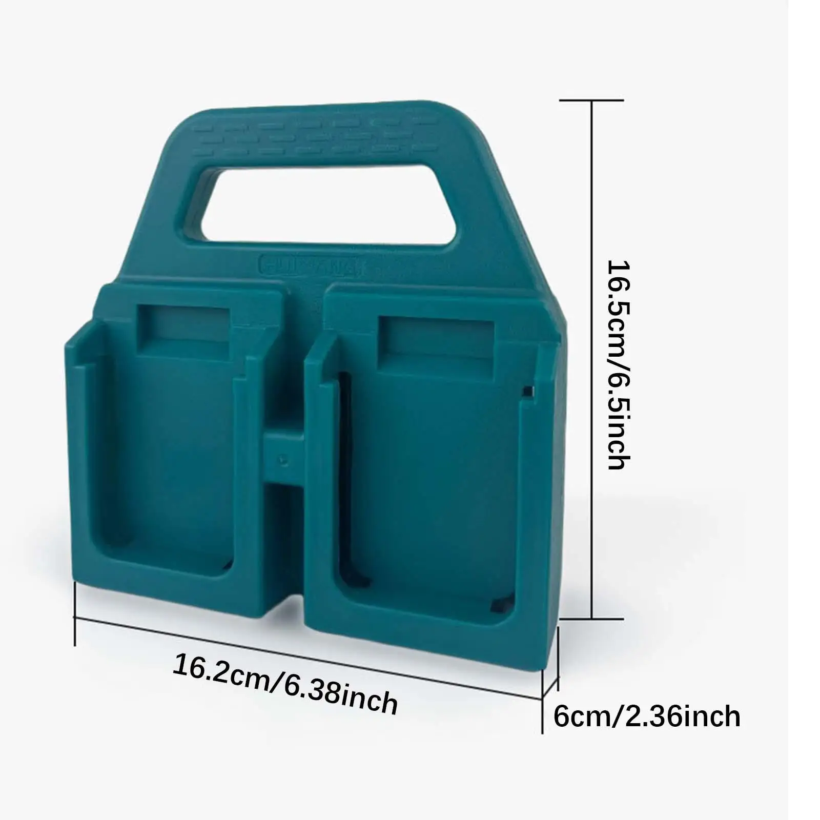 Battery Holder, Handheld, Sturdy, Bracket ,Stand Lightweight Storage Organizer Workspace Accessories for 18V Battery Rack