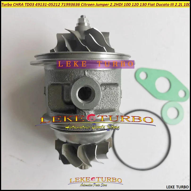 Auto Turbo Cartridge CHRA Core TD03 49131-05210 49131-05212 49131-05401 49131-05313 For Peugeot Boxer III 2.2 HDi 4HV