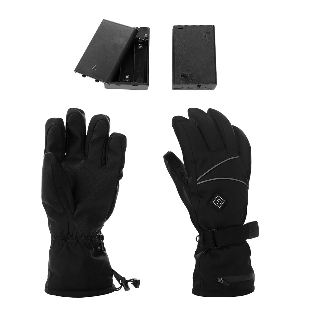 Heated Winter Gloves Mens Ski Warm Hands Thickened Heating Motorcycle for Women Womens