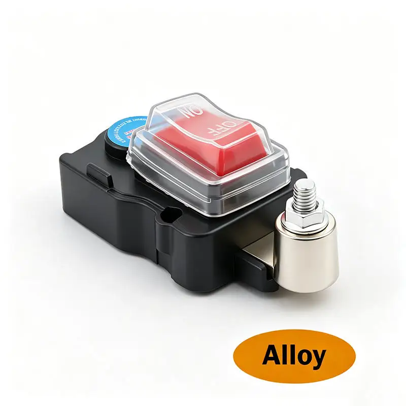 12V 24V 100A Universal Alloy Battery Disconnect Switch ON-OFF With Non-Slip Handle Power Cutoff Control for Marine Boat