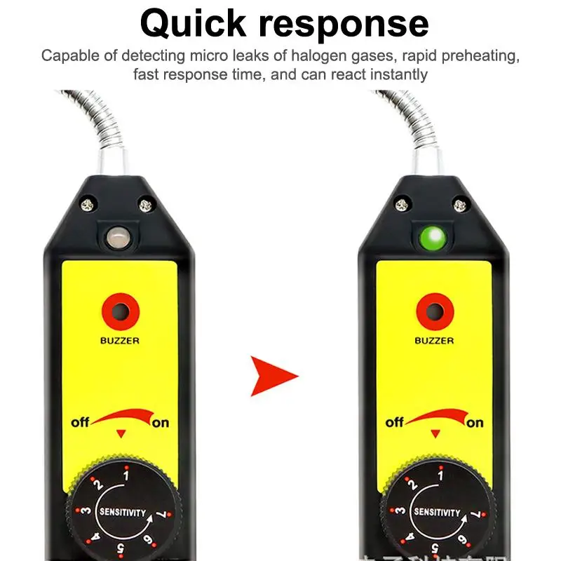 كاشف تسرب المبردات والهالوجين الاحترافي WJL-6000 لـ HVAC R22 R410A R134A R1234YF.