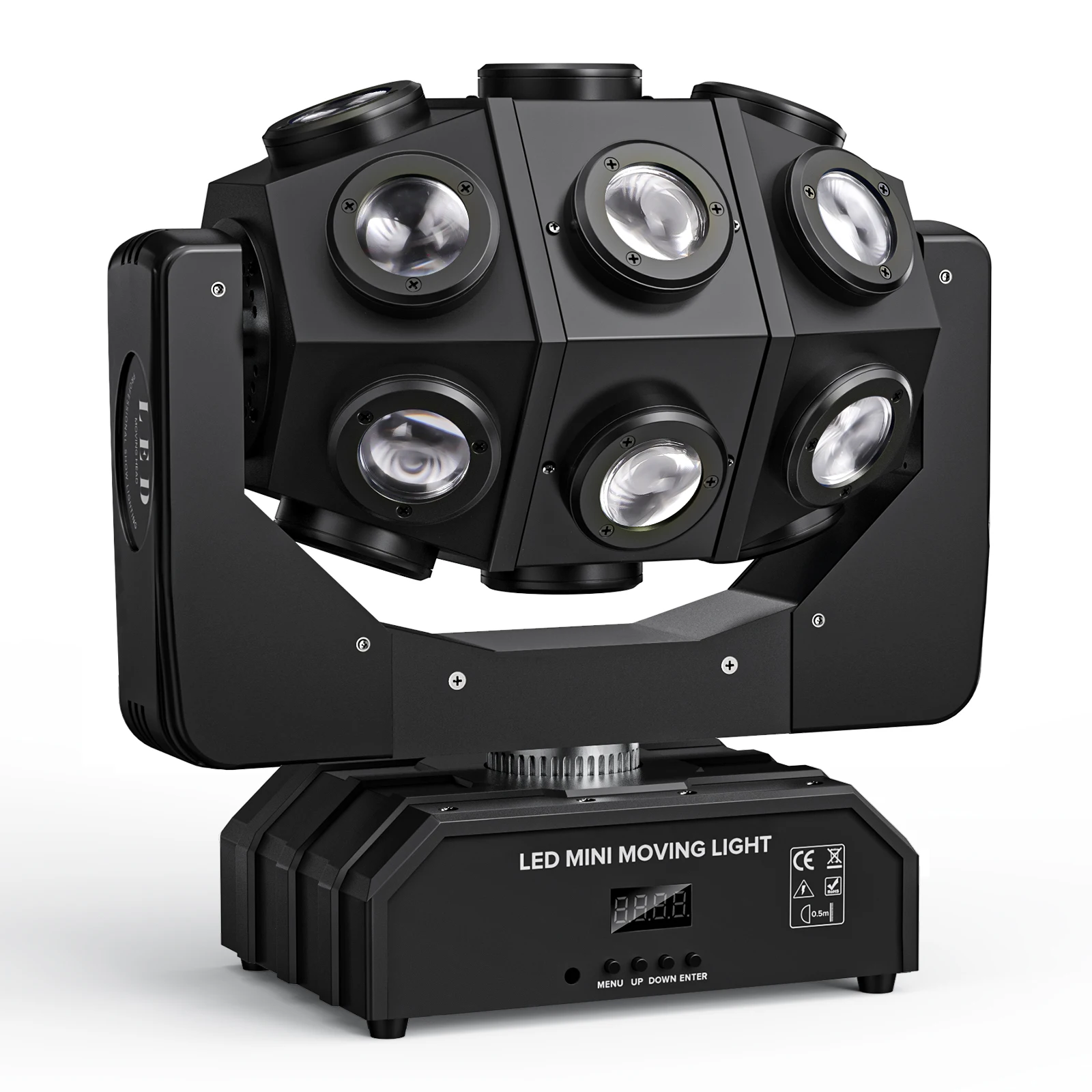 Moving Head Light Beam Strobe Light LED RGBW Ball Stage Light